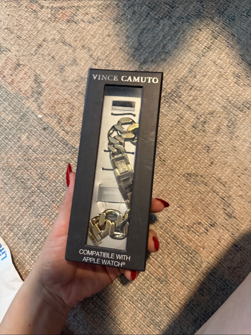 Vince Camuto Gold Chain Link Watch Band